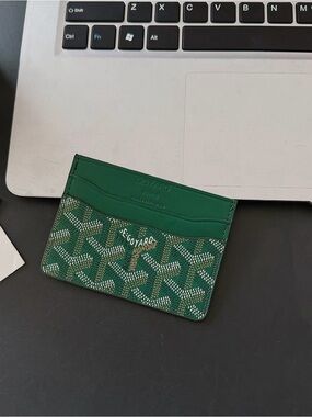 Goyard Saint Sulpice Card Holder / Green